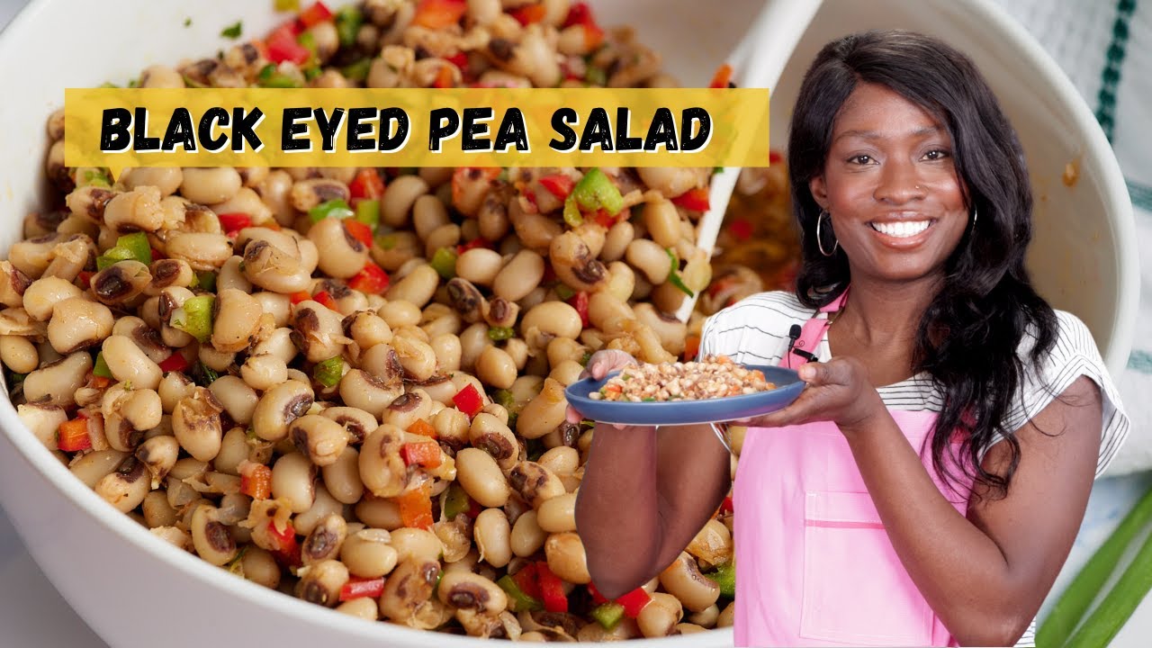 Black Eyed Pea Salad: My Favorite way to eat Black Eyed Peas when it's warm outside!