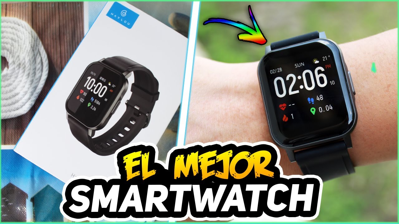 El Smartwatch Más Bueno, Bonito Y Barato  | Haylou LS02 El Mejor Reloj Inteligente Calidad Precio