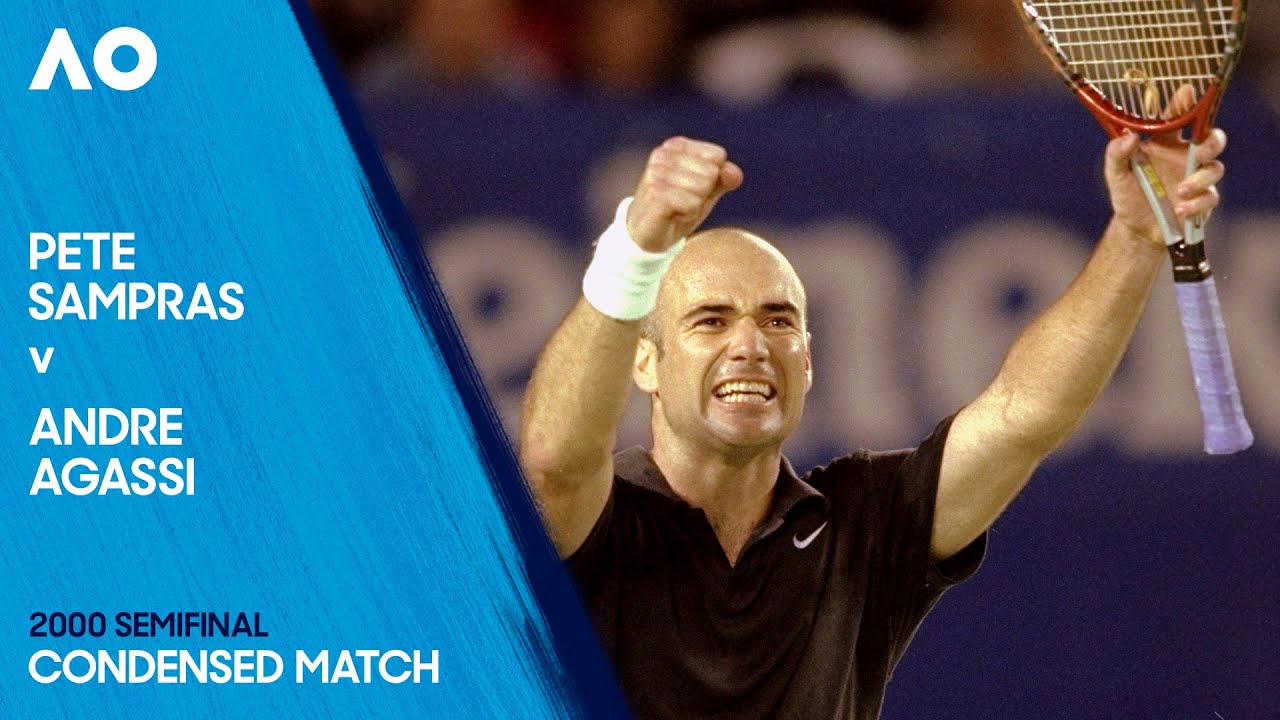 Pete Sampras v Andre Agassi Condensed Match | Australian Open 2000 Semifinal