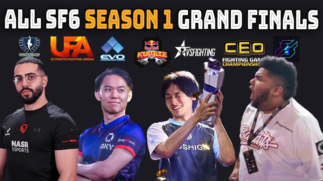 All Street Fighter 6 Season 1 Major Grand Finals EVO CPT CEO REDBULL KUMITE 2023-2024