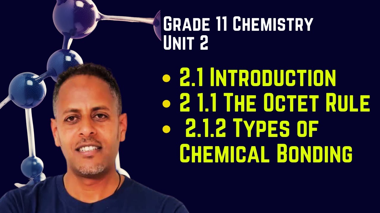 Grade 11 Chemistry Unit 2: 2.1 Introduction, 2 1.1 The Octet Rule & 2.1.2 Types of Chemical Bonding