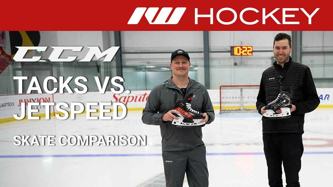Сравнение CCM Tacks и JetSpeed ​​Skate Line // Взгляд на лед