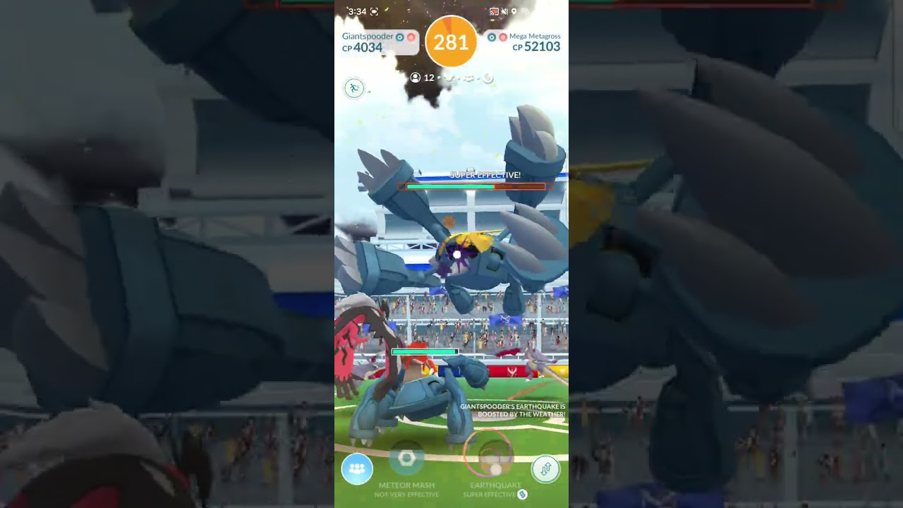 First time getting a mega metagross #pokemongo 