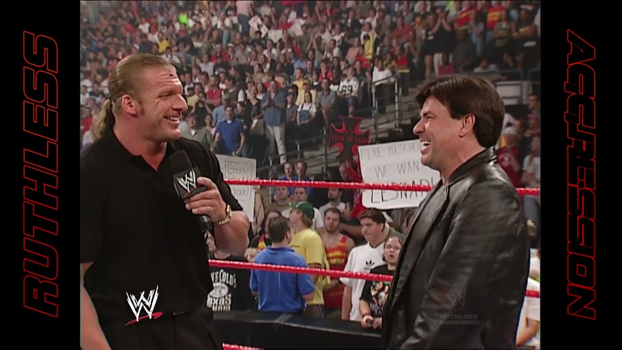 Eric Bischoff brings back the World Championship | WWE RAW (2002) 1