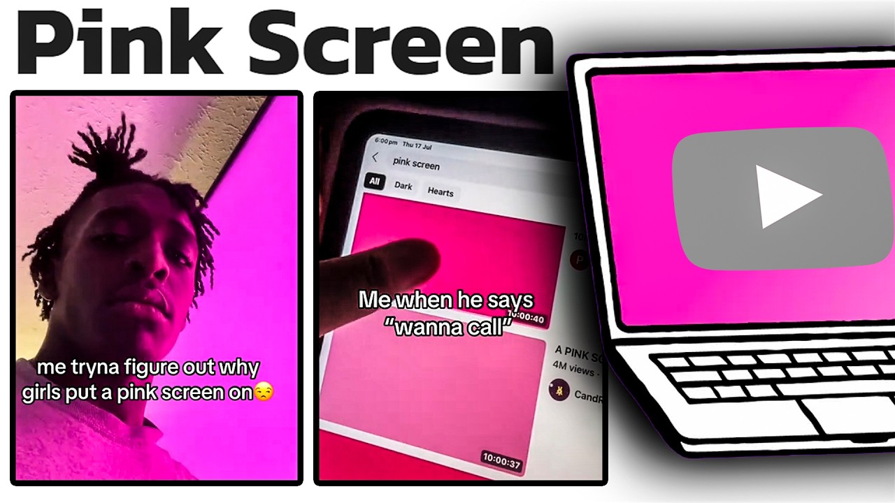 Girls Love Pink Screen. Pink Screen Theory