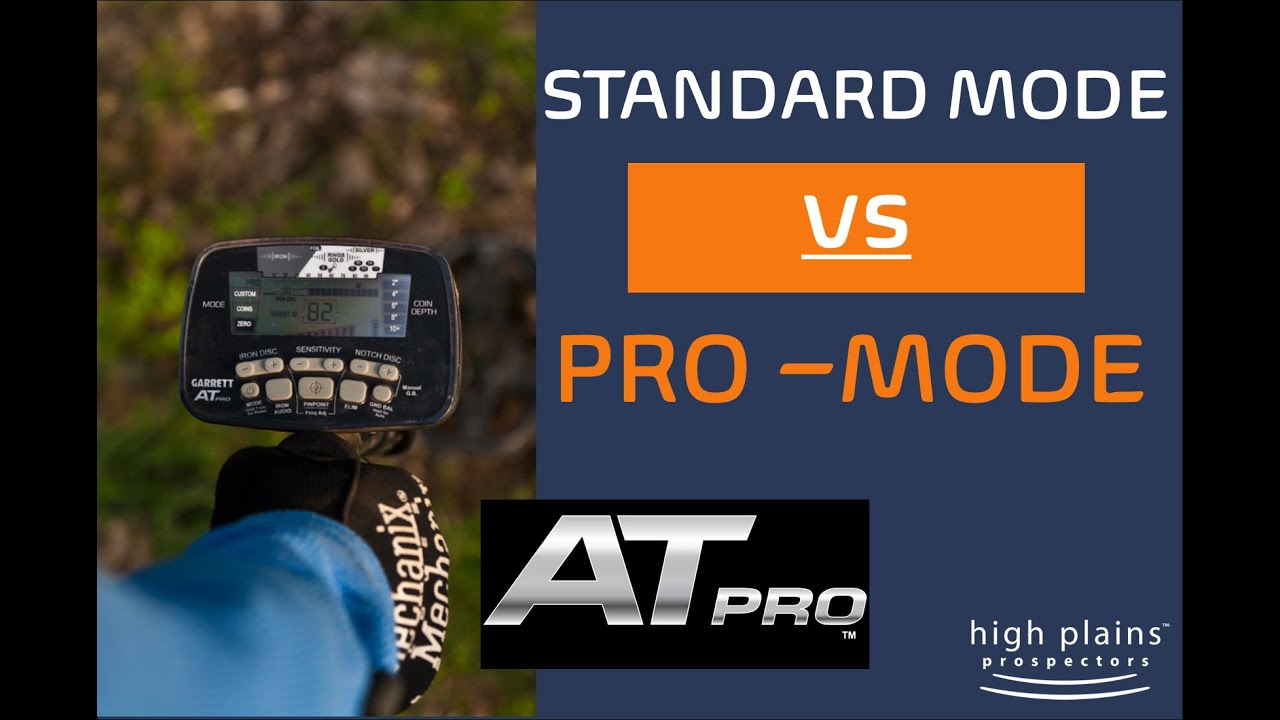 Difference Between Standard and Pro Mode on The Garrett AT Pro Metal Detector