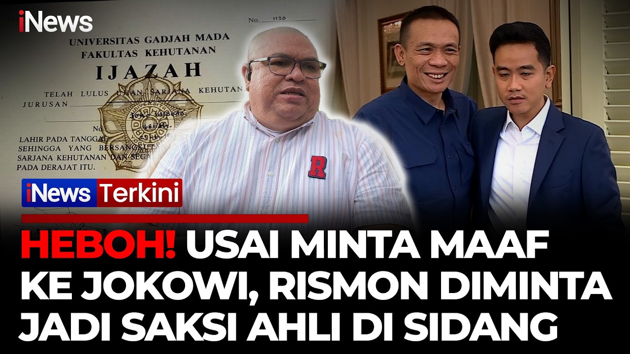 Razman Bongkar! Rismon Disiapkan Jadi Saksi Ahli di Sidang Usai Minta Maaf ke Jokowi | iNews Terkini