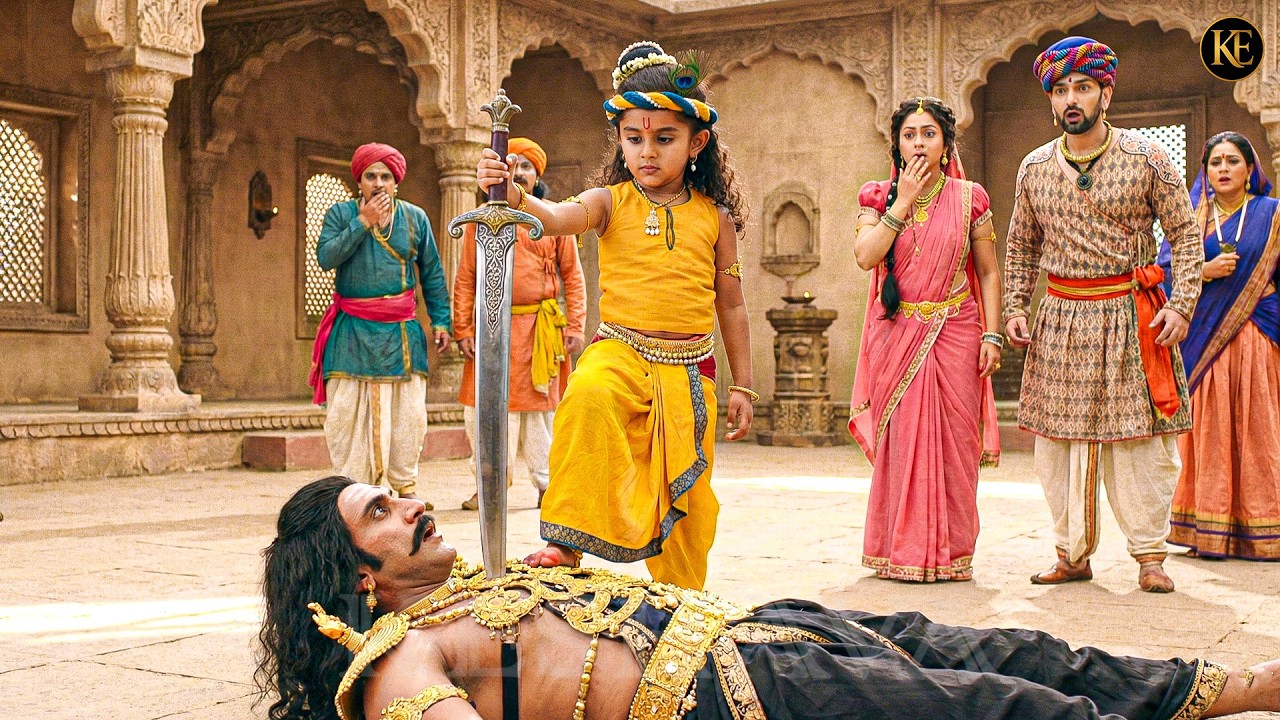 गोकुल में बाल कान्हा ने किया कंस का अंत – दिव्य लीला की अद्भुत कथा | Yashomati Maiyaa Ke Nandlala