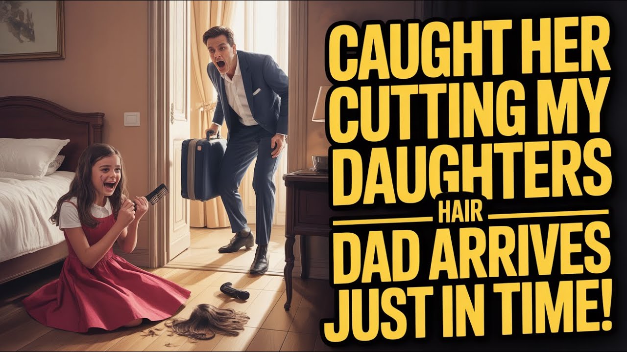 Billionaire returns from a trip and finds the stepmother cutting his adopted daughter’s hair