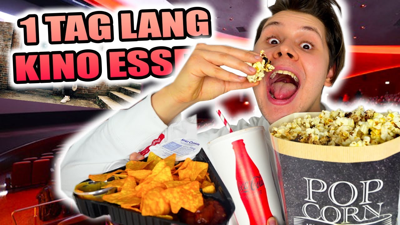 1 TAG IM KINO ESSEN & NUR VON SNACKS ERNÄHREN + GUCKEN🍿🥤(MIT SPECIAL KINO😏)