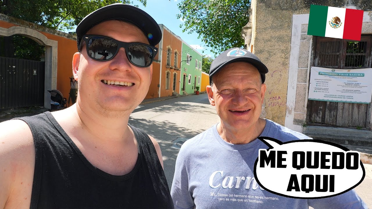 😱 PAPÁ RUSO QUIERE QUEDARSE a VIVIR en ESTE PUEBLO MAGICO en MÉXICO | VALLADOLID 🇲🇽