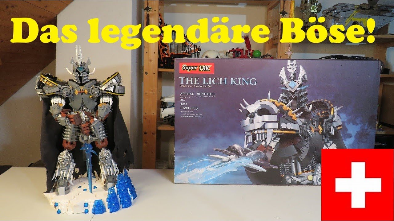 SUPER 18K - K83 - The Lich King (WOW) - MOC MartinLegoDesign - REVIEW