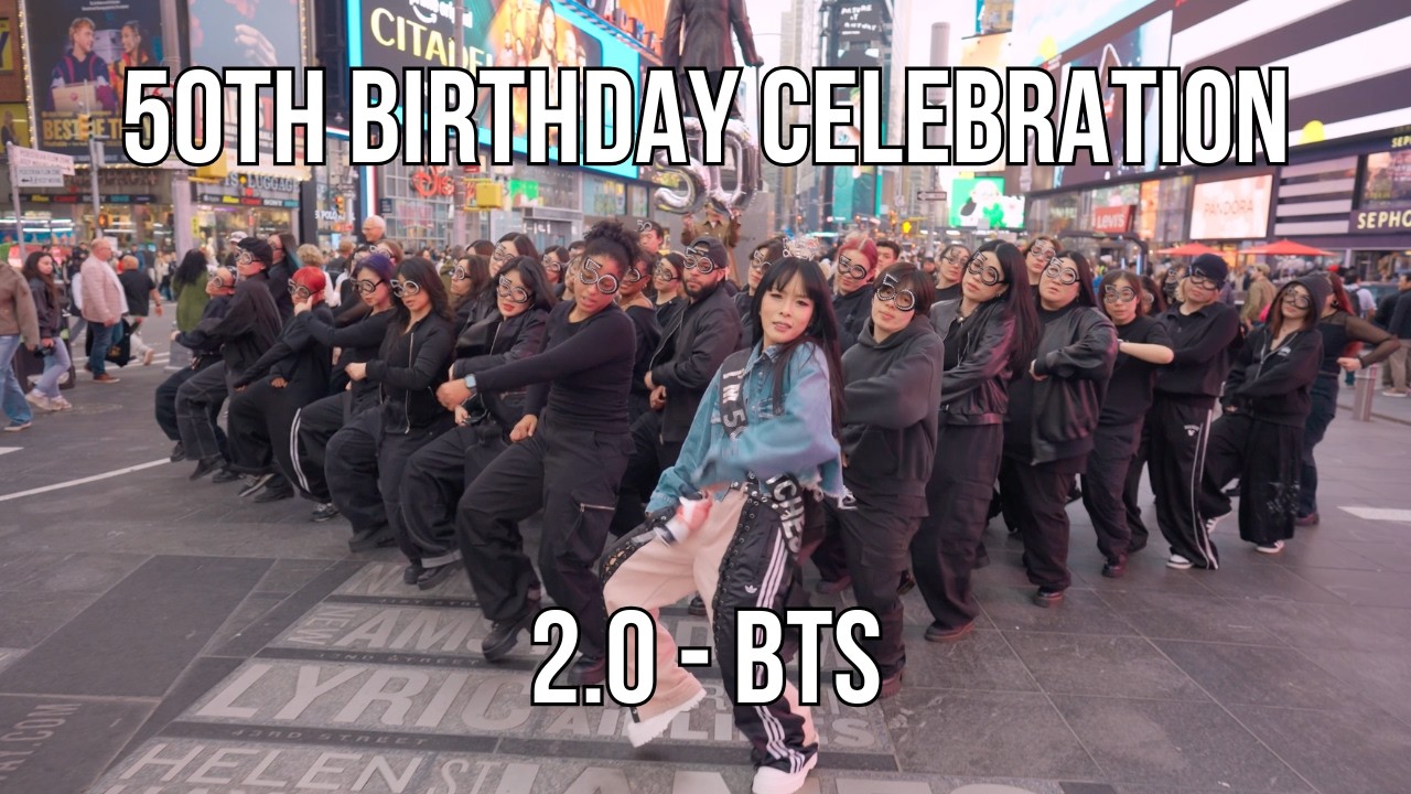 Празднование 50-летия - 2.0 Танцевальный кавер BTS - Megacrew