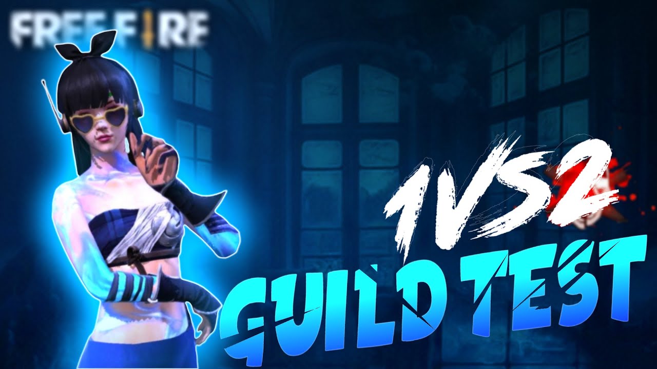 FREE FIRE LIVE 1v2 GUILD TEST🤝 #freefire