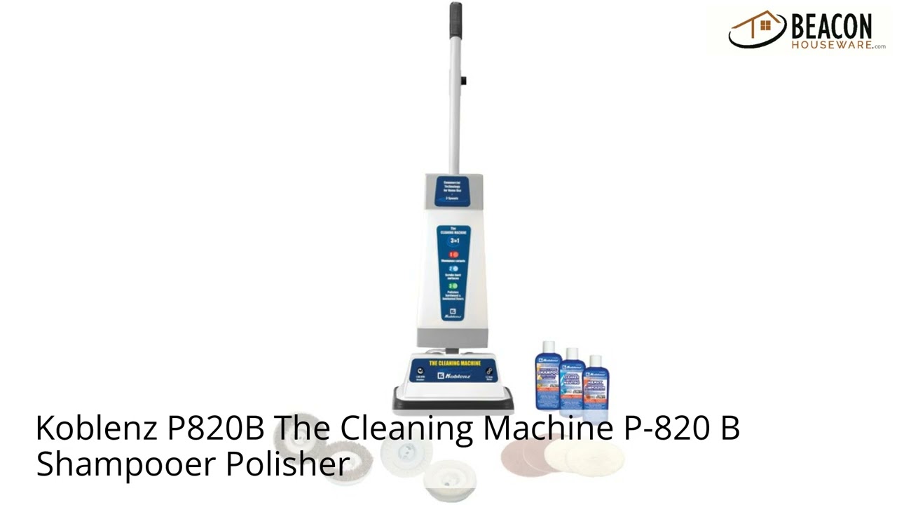 Koblenz P820B The Cleaning Machine P-820 B Shampooer Polisher