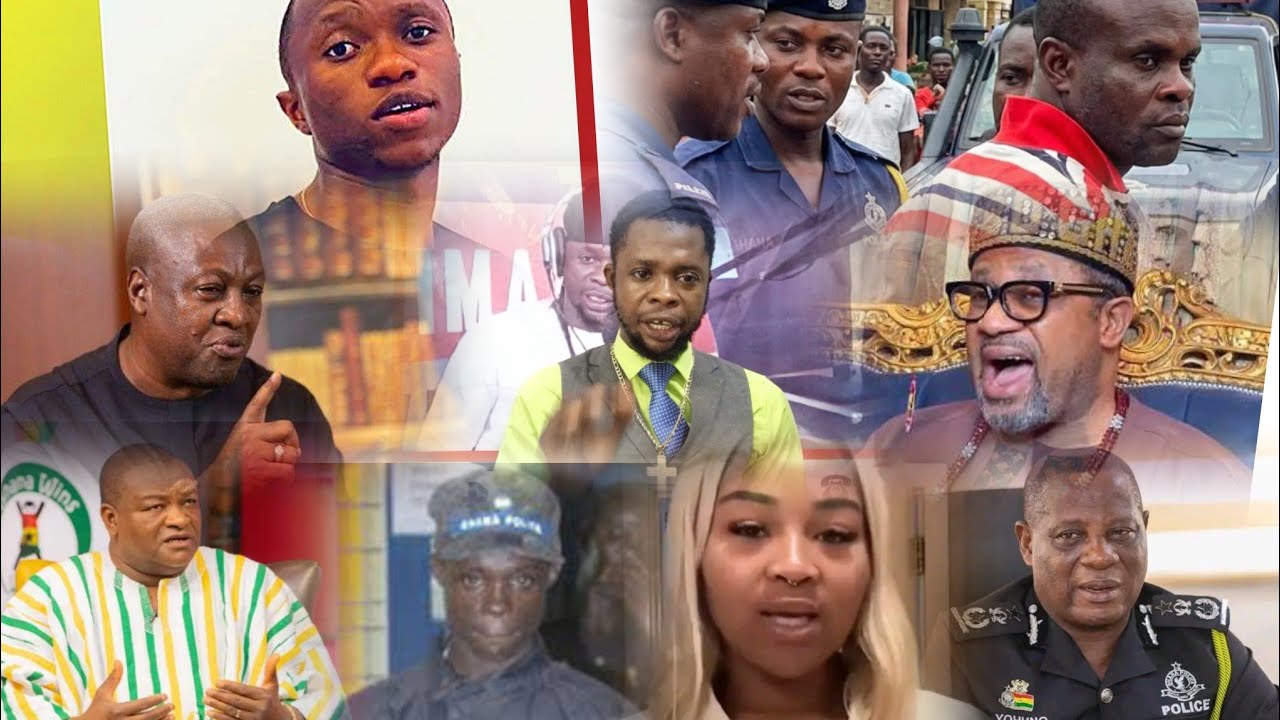 A tv show journalist Elisha Malope has been arrested today with a police uniform 