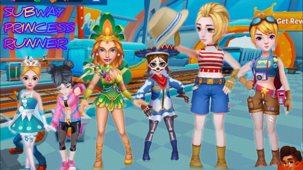 Subway Princess Runner | সাবওয়ে প্রিন্সেস রানার | Game Streaming Video 2025 | Unique Fire Ball 