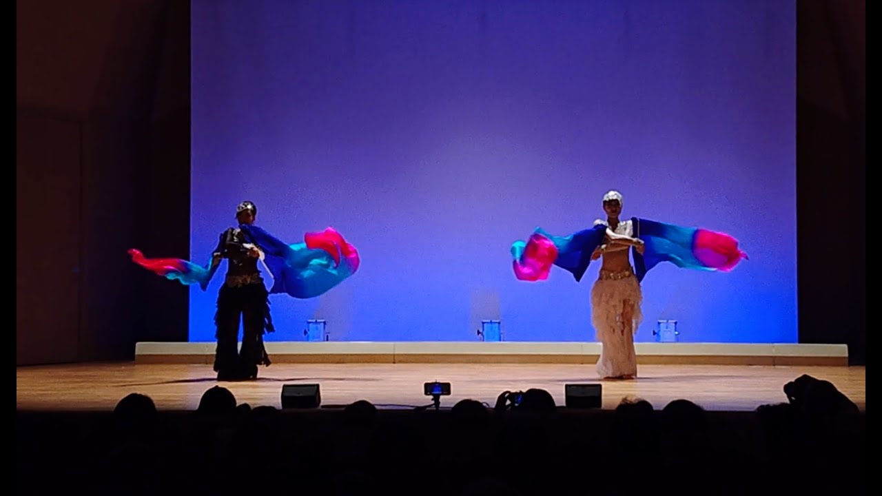 【YUKA&SATOMI】タンゴ ファンベール tango fan veil/ベリーダンス/2023