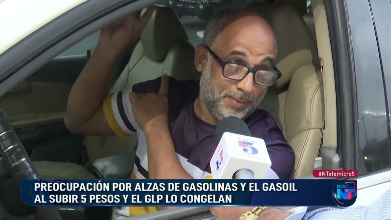 Suben RD$5 a la gasolina y el gasoil en República Dominicana