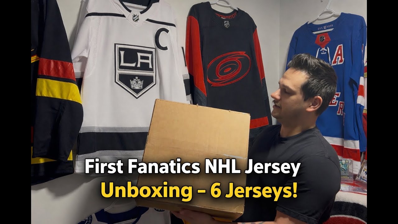 Unboxing My First Fanatics NHL Jerseys (I Got 6 of Them) From Benhsports!