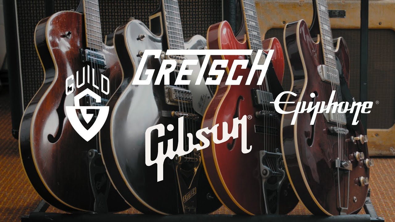 Phil Hurley's 1967 Gretsch, 1967 Guild, 1980 Epiphone & 2014 Gibson Guitars