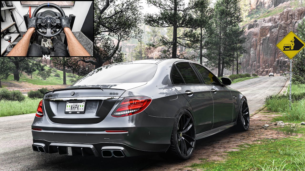 900HP Mercedes-AMG E63 S | Forza Horizon 5 | Steering Wheel Gameplay