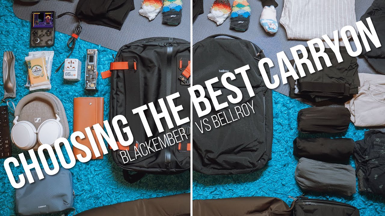 Carry-On Bag Battle. Blackember Forge vs Bellroy Lite Travel Pack