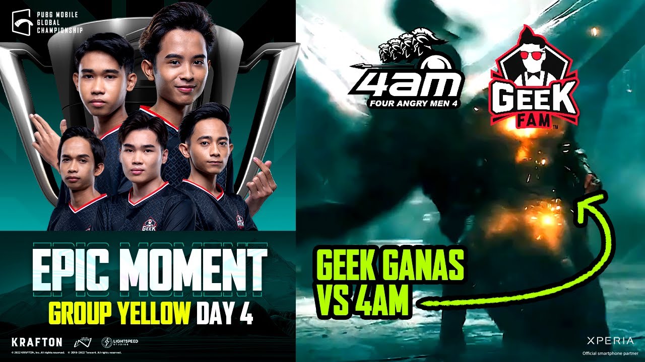 MVP GEEK UHIGH BANTAI RC ✅ 4AM ✅ untuk WWCD & TOP 1 Group Yellow! | Highlight Day 4 PMGC 2022