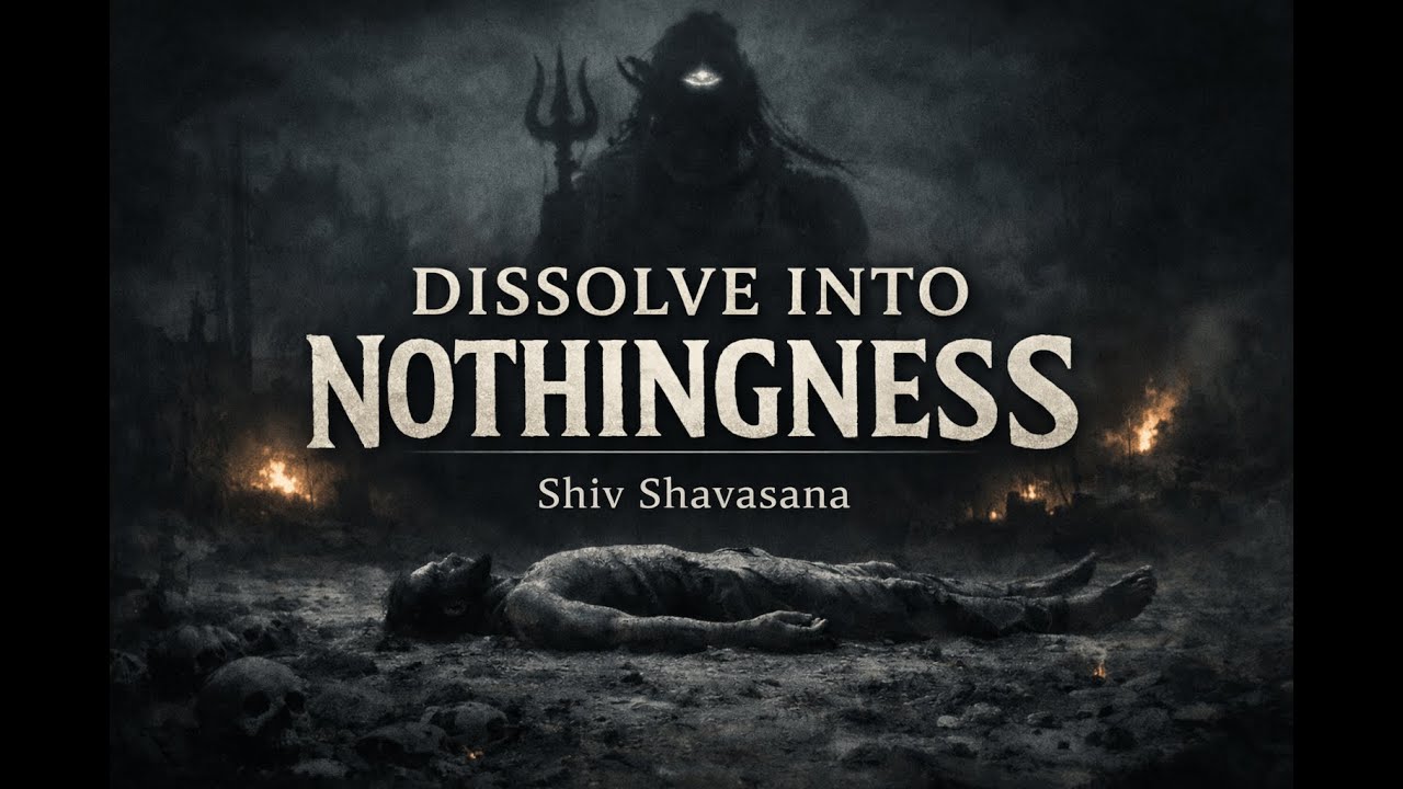 DISSOLVE INTO NOTHINGNESS | Shiv Shavasana Meditation | When the Self Disappears | Die Before Death