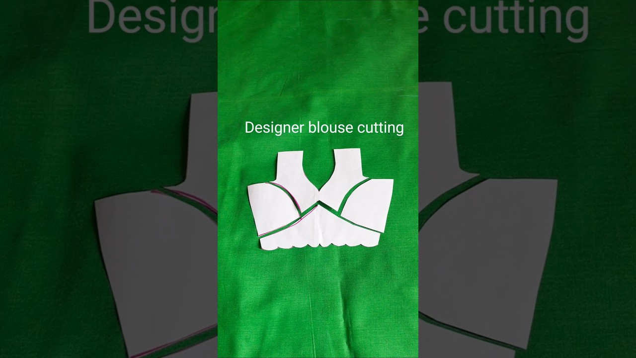 Latest Designer Blouse Cutting #shorts  #blousedesign