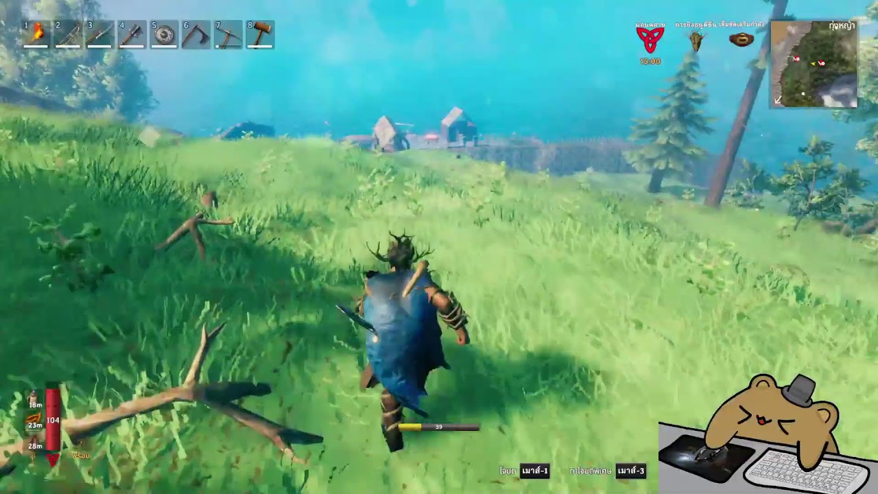 Valheim เล่นเรื่อยเปื่อย #7 หินมหาศาลกับการทำบ้านใหม่