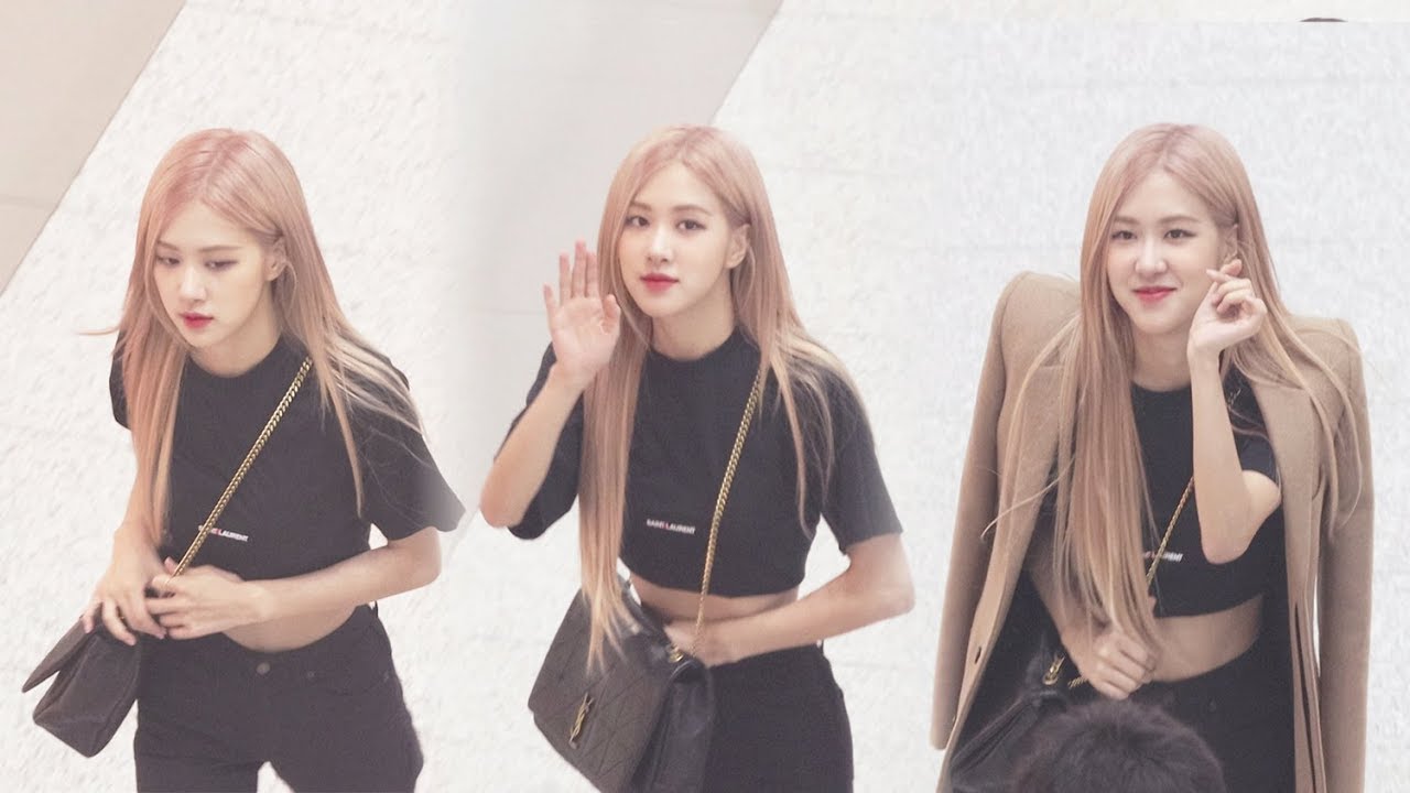 190923 블랙핑크(BLACKPINK) 로제(Rosé ) 출국 Departure [인천공항] 4K 직캠 by 비몽