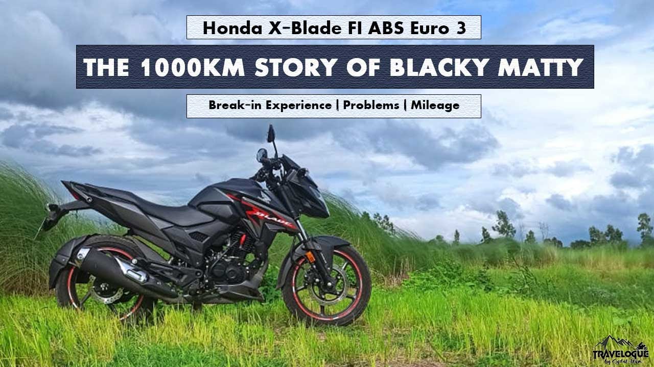 Первые 1000 км заездов Blacky Matty (Honda X Blade FI ABS), пробег, проблемы | Путевые заметки Си...