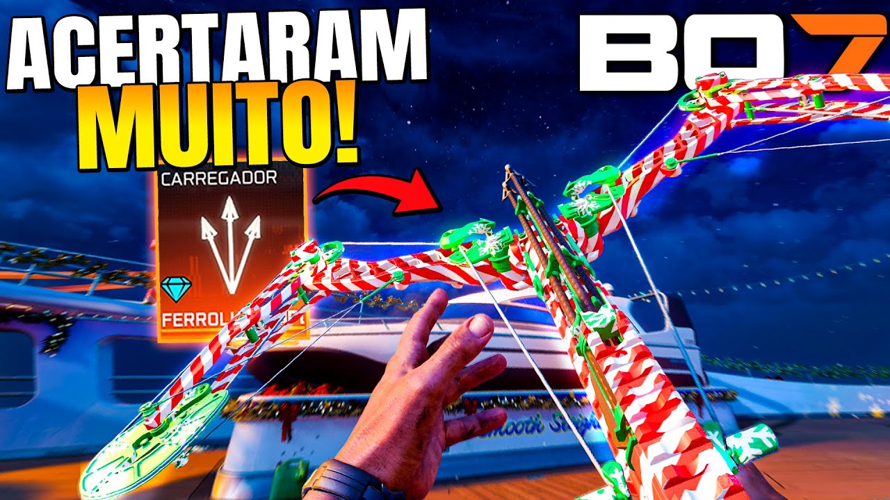 JOGUEI com o NOVO CROSSBOW do BO7 e USAR ISSO MUDA TUDO! (divertido)