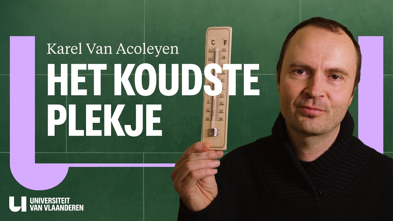 Waarom ligt de koudste plek ter wereld in Gent?