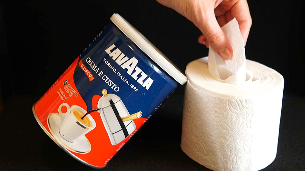 Un barattolo metallico e della carta igienica - un’idea super utile per la tua casa!| Perfetto