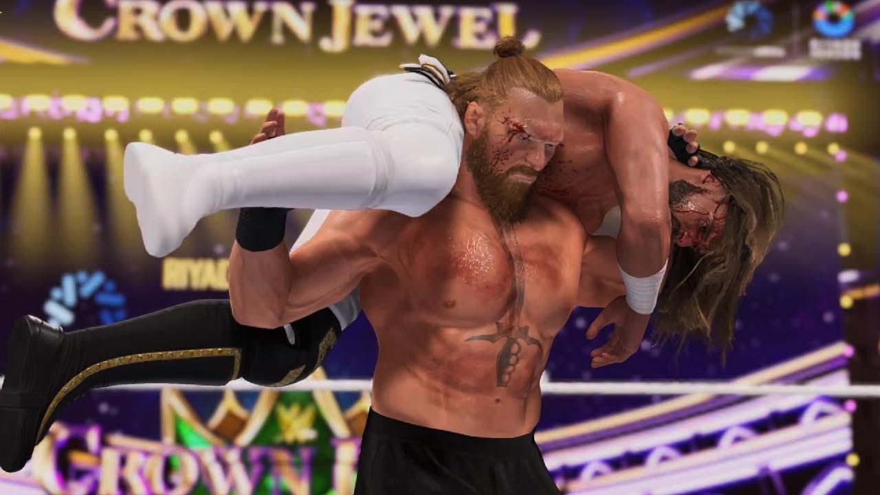 Brock Lesnar Vs John Cena Vs Seth Rollins WWE 2K25