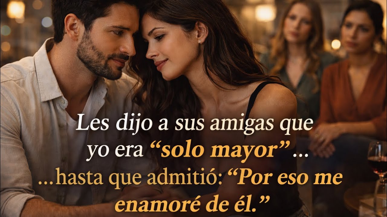Les dijo a sus amigas que yo era “solo mayor”… hasta que admitió: “Por eso me enamoré de él.”