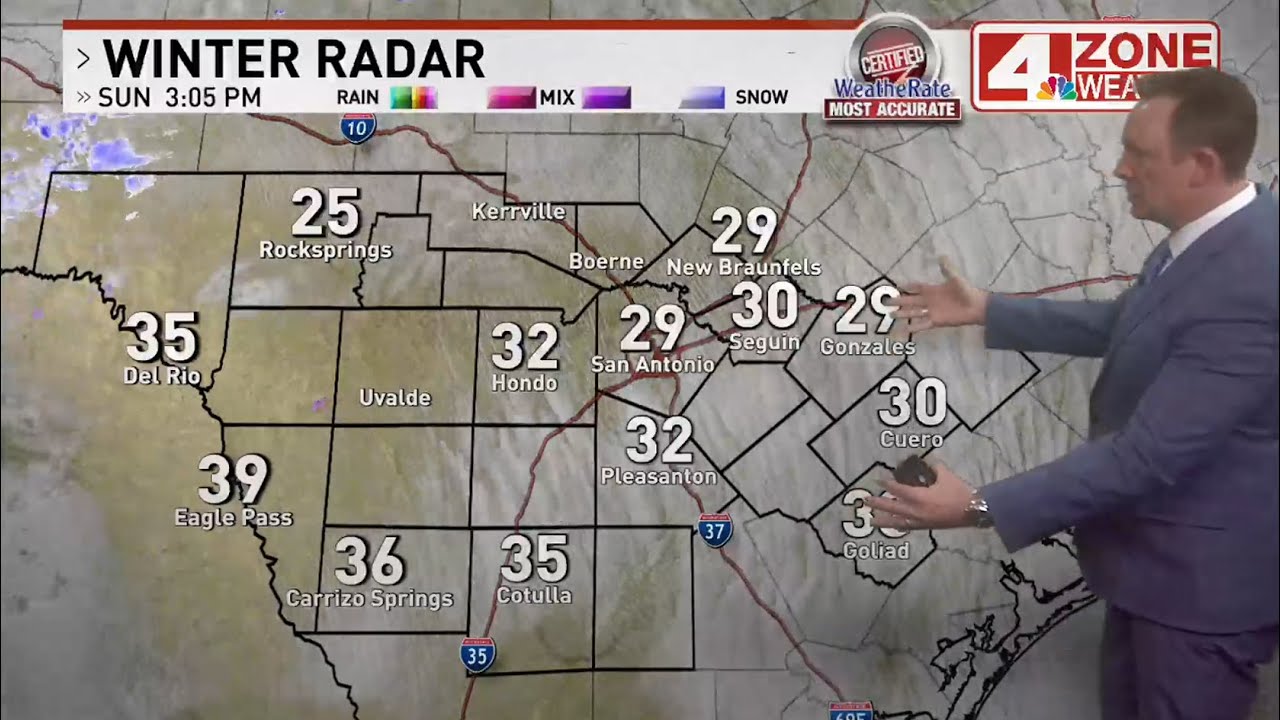 Hill Country still seeing icy conditions, cold warnings continue through Sunday