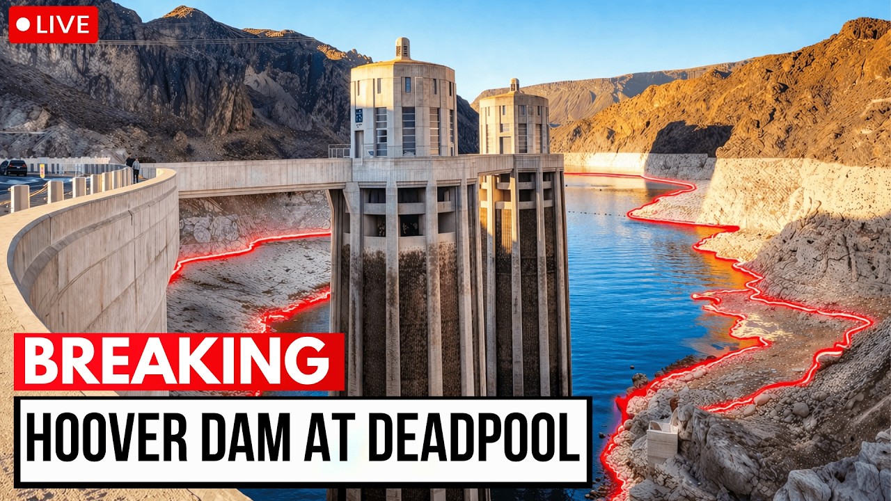 СРОЧНО: СКРЫТЫЙ кризис на плотине Гувера &mdash; температура воды 78,8&deg;F (26,8&deg;C) угрожает электроснабж...