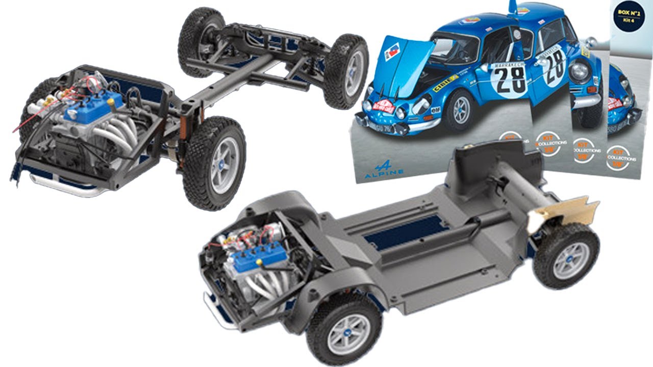 Building the IxoCollections Alpine A110 1 to 8th scale model Part 1