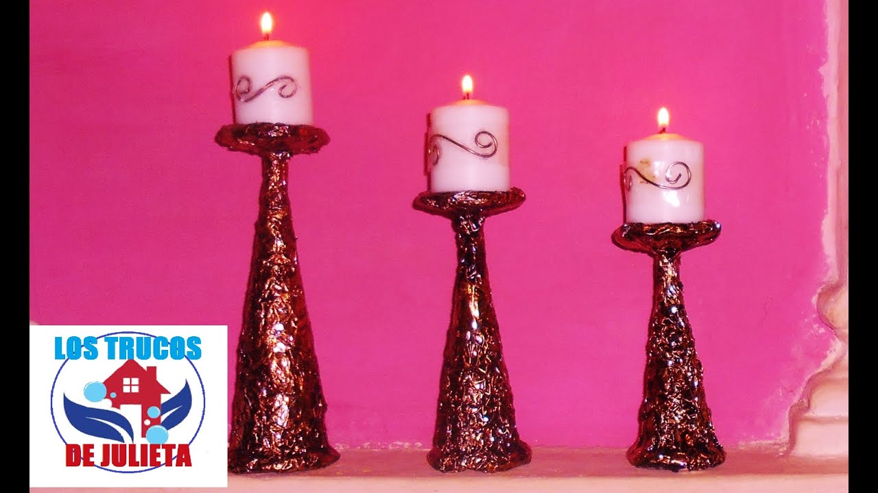 CANDELABROS CON MATERIAL RECICLADO / CHANDELIERS WITH RECYCLED