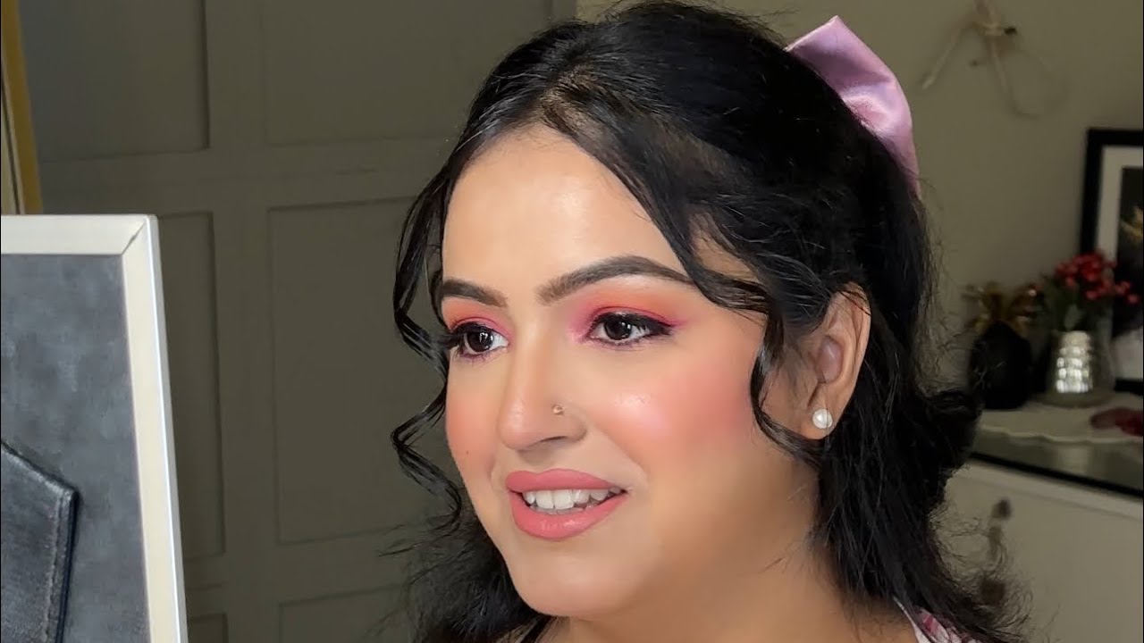 Soft Colorful Makeup Look| Matte Colorful Eyelook by ​⁠@Amanmakeupartist | Colorful Mehendi Makeup