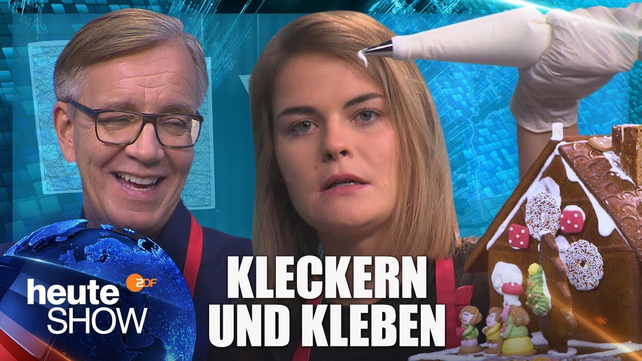 Lebkuchenhaus selbst basteln – mit Hazel Brugger und Dietmar Bartsch | heute-show
