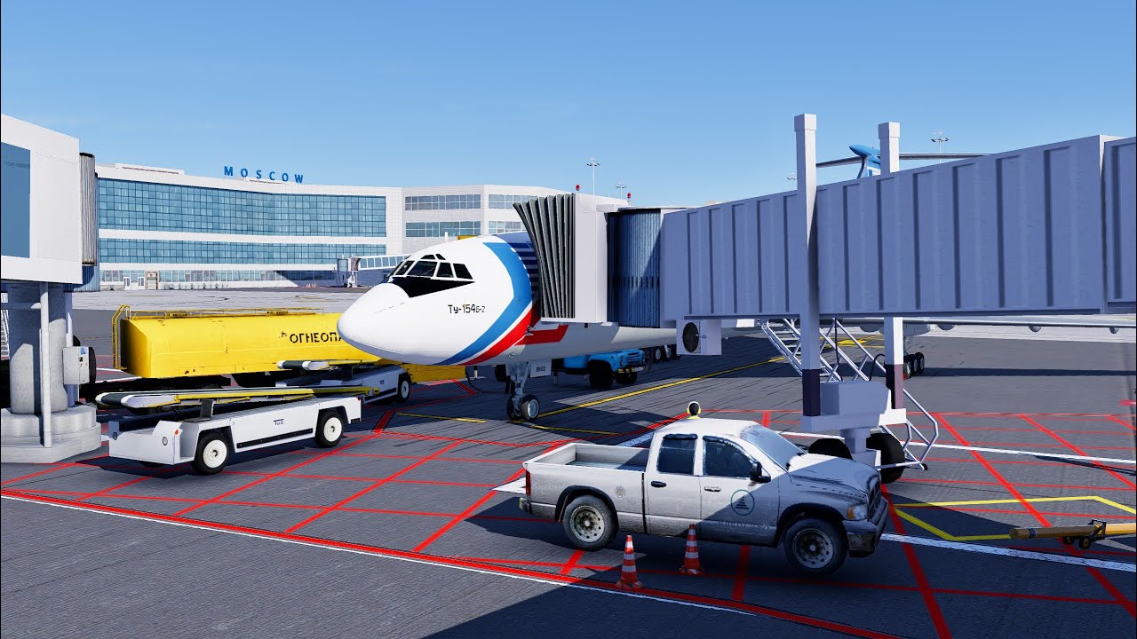 Москва Домодедово - Санкт-Петербург | ТУ-154Б2 | Ural Airlines | UUDD - ULLI | X-Plane 12.2.0