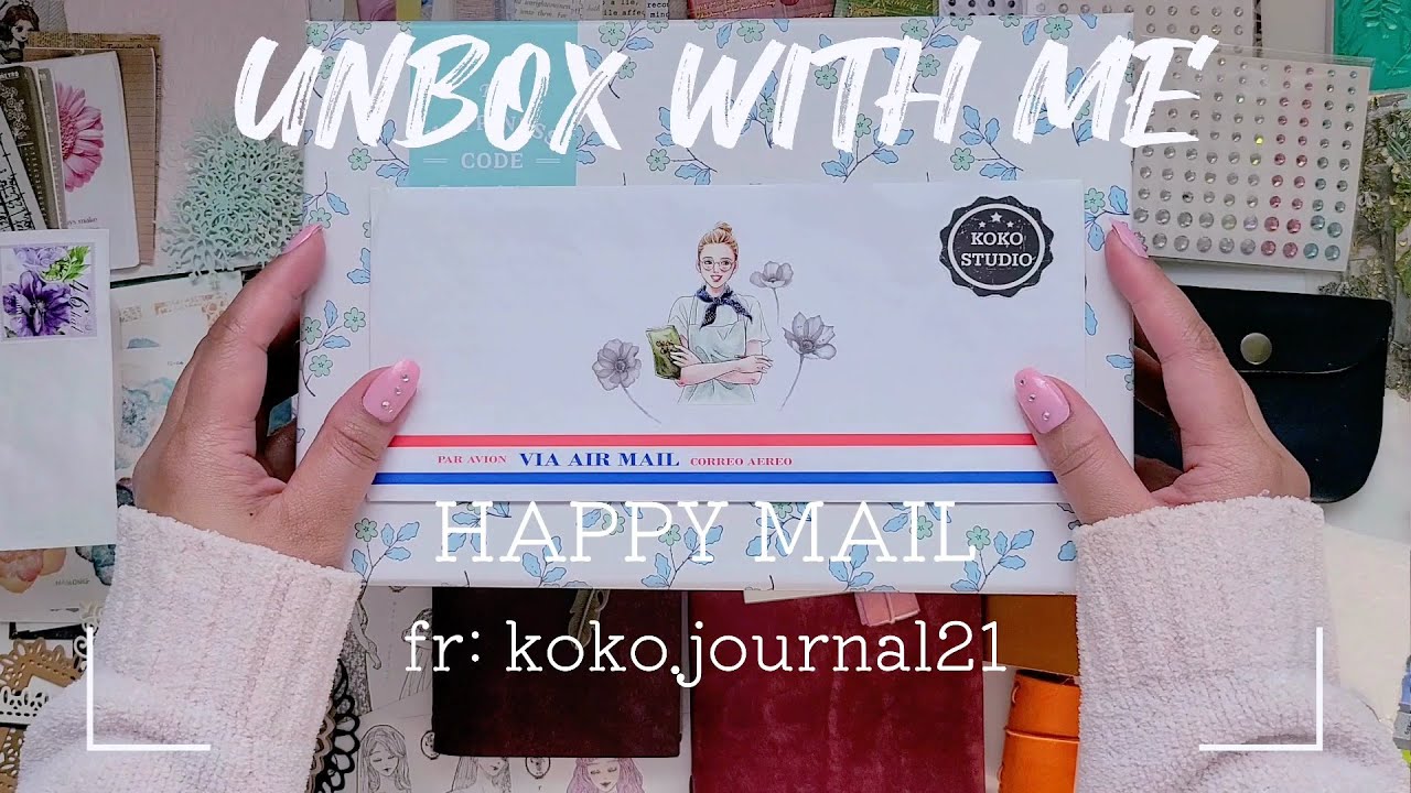 ASMR Unboxing Happy Mail from @koko.journal21
