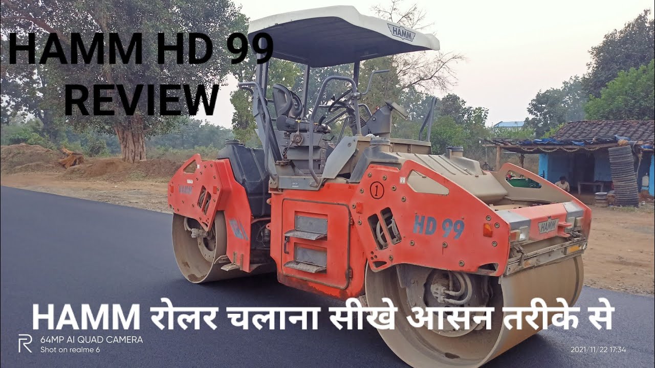 Hamm HD99 roller real life review full details video #wirtgen #raghavsingh