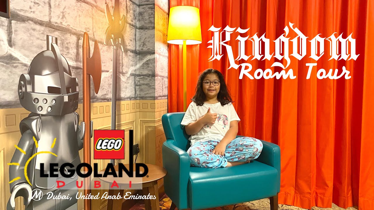 🇦🇪LEGOLAND HOTEL DUBAI - Kingdom Room Tour 🏰 and Treasure Box Unlocking | MIKAY TV