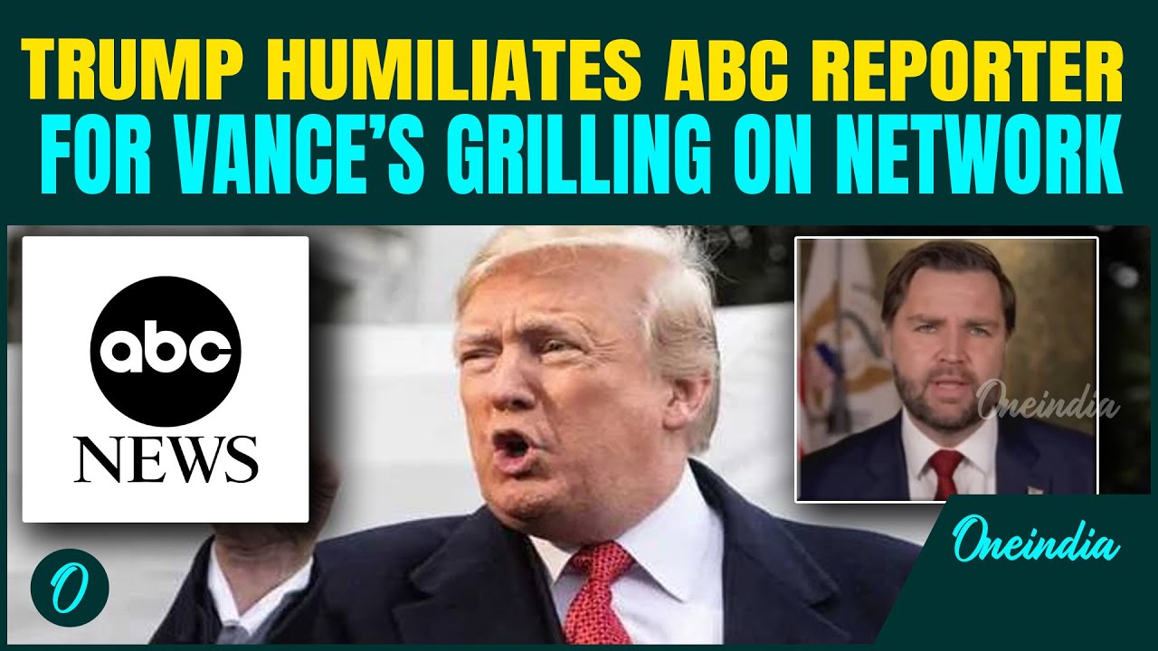 Trump BLASTS ABC News: &lsquo;No Question For Fake News&rsquo; After Host Abruptly Stops JD Vance Interview