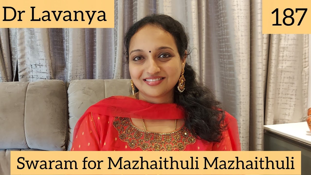 | Swaram for Mazhai Thuli Mazhai Thuli | Sangamam | Dr Lavanya | Carnatic Notes | Voice Trainer |